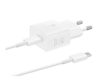 SAMSUNG Ładowarka Sieciowa 25W + kabel USB-C USB-C EP-T2510XWEGEU - 1211116 - zdjęcie 1